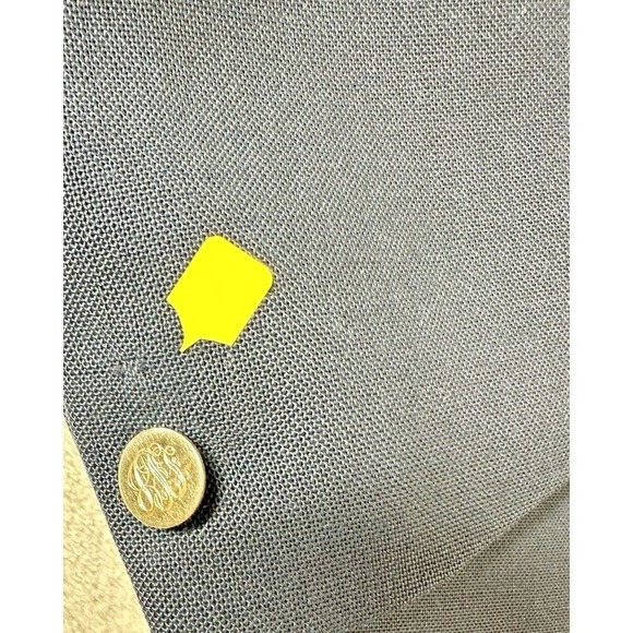 Vintage Joshua Trent Unstructured Blazer Navy 42L Gold Buttons Monogrammed USA - Picture 4 of 16